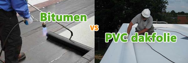 Verschillen tussen bitumen en pvc roofing